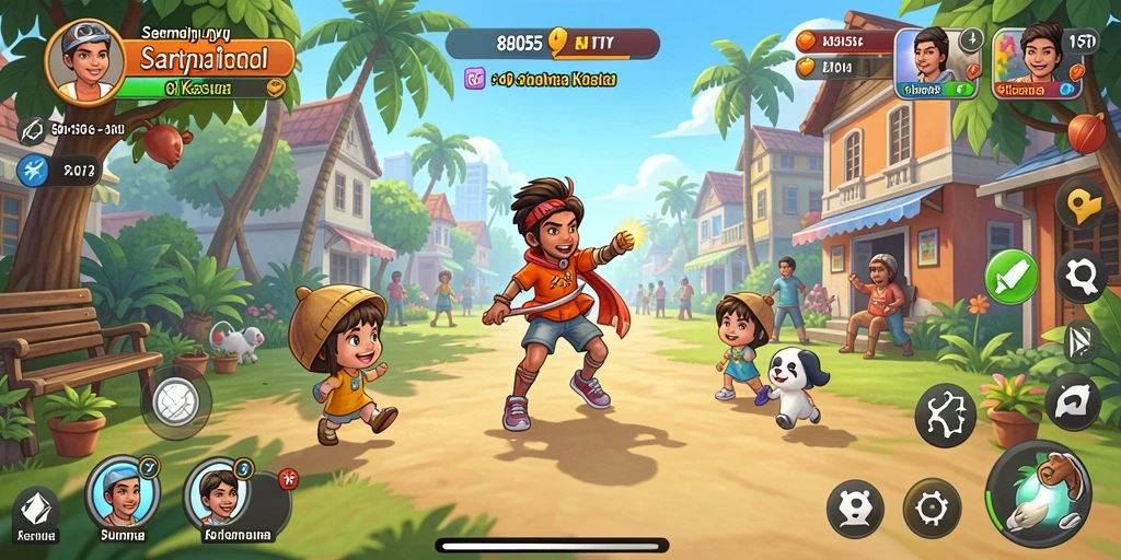 Tampilan menarik gameplay 8055 yang mengasyikkan.
