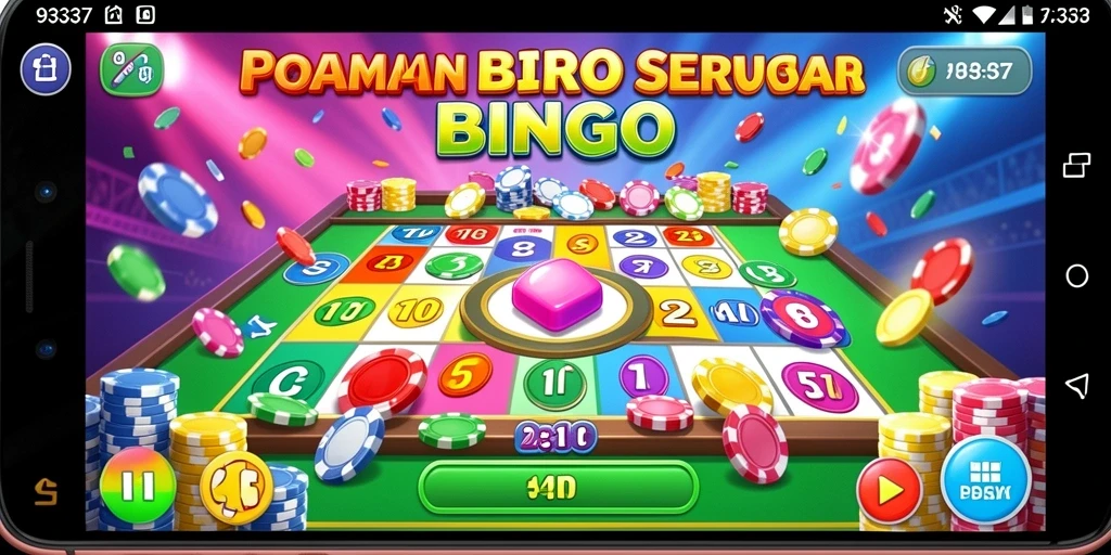Tampilan gameplay menarik dari permainan Bingo 93337.