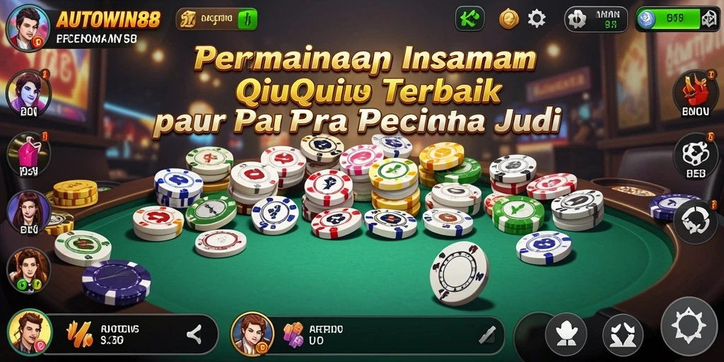 Tampilan gameplay seru QiuQiu di AUTOWIN88.