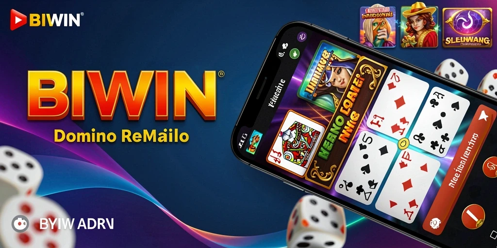 Tampilan gameplay seru yang menggambarkan aksi Domino di BIWIN.