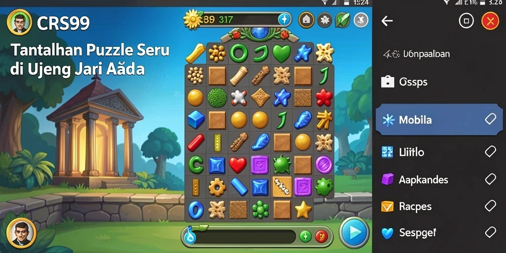 Screenshot CRS99 menampilkan gameplay menantang yang seru.