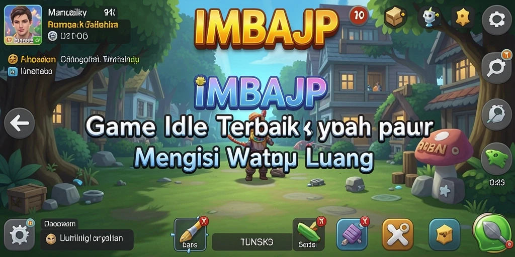 Tampilan gameplay IMBAJP yang menarik dalam genre Idle.