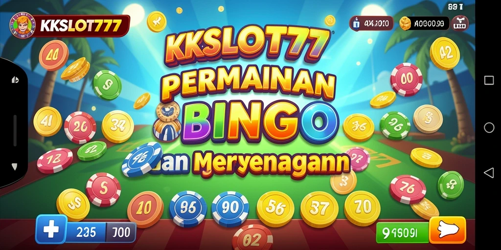 Tampilan gameplay seru di KKSLOT777 dengan Bingo klasik.