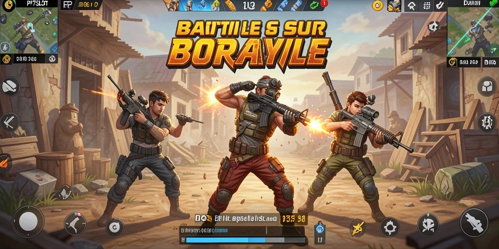 Screenshot gameplay PP7SLOT yang mendebarkan saat pertempuran Battle Royale.