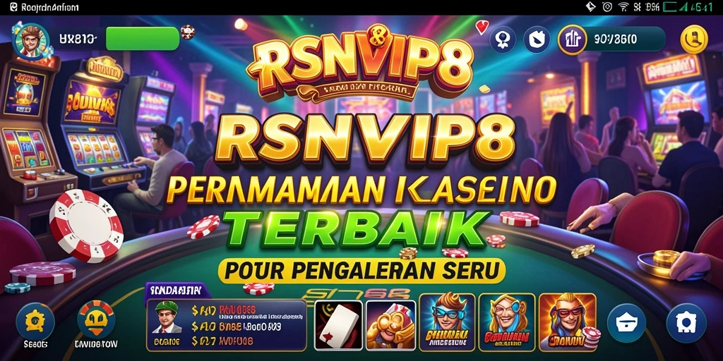 Tampilan menawan RSNVIP8 dengan gameplay Kasino yang mengasyikkan.