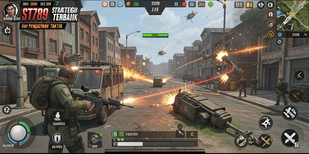 Tampilan gameplay ST789 yang menarik dan penuh strategi.